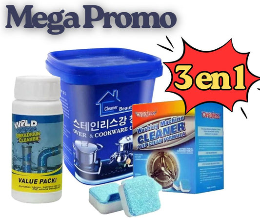 ⭐ Mega Promo 3 en 1 Limpiadores ⭐
